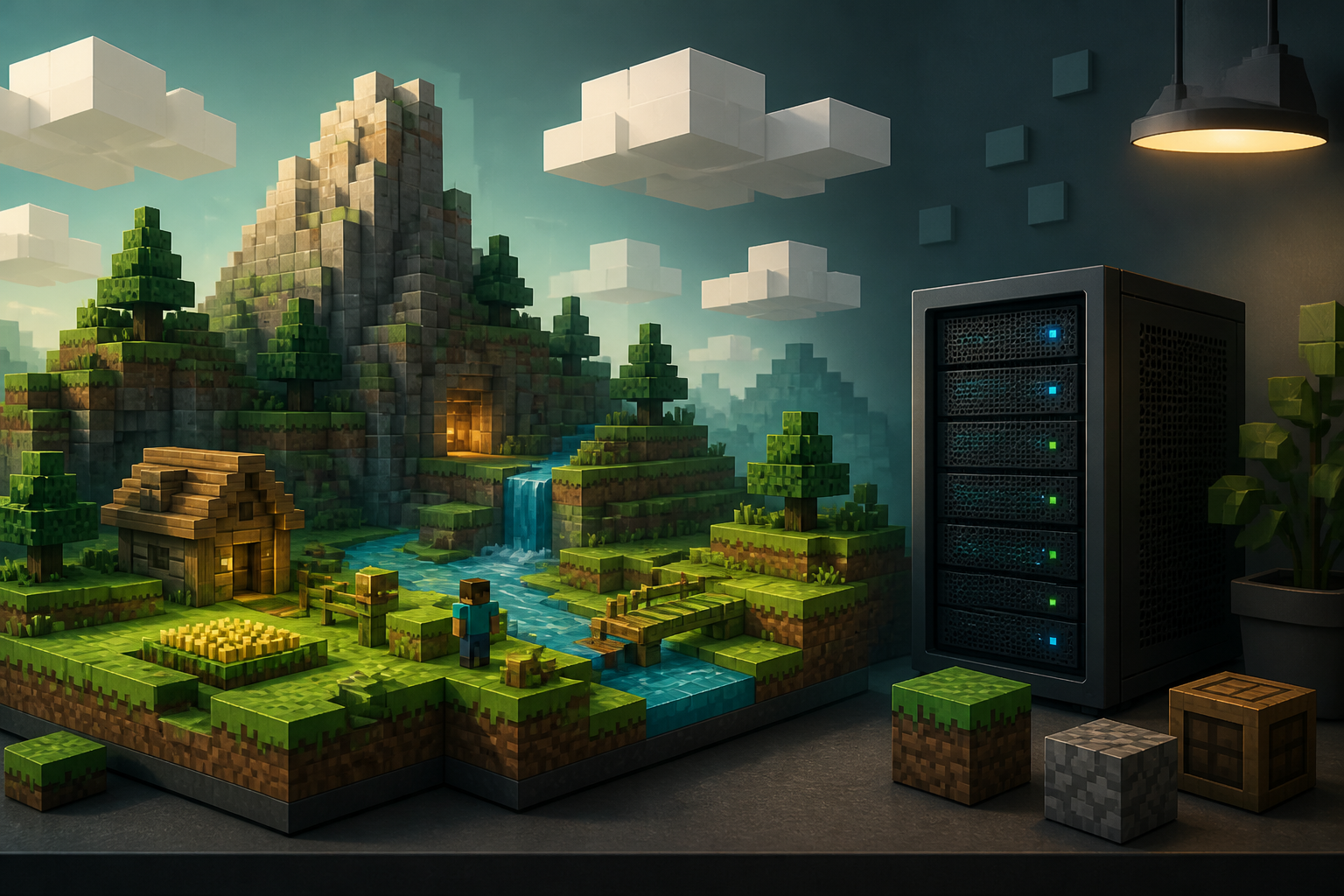 Minecraft: Как создать сервер Minecraft